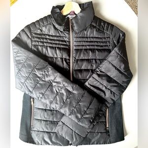 Black Lightweight Puffer Jacket | Women US M